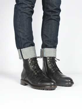 Blackstone Lester UG21 Black Lace-ups