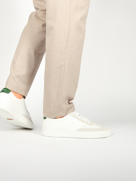 Blackstone SLATE HARPER PERF DG518 White green Sneaker (low)