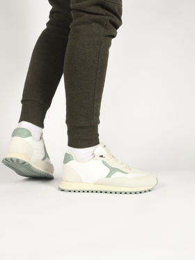 Blackstone SCORIA LEGEND DG532 White green milieu Runner Sneaker