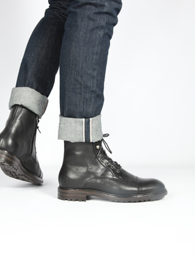 Blackstone Lester UG21 Black Lace-ups