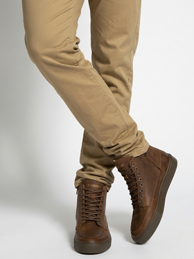 Blackstone RUBY EERO - ZIPPER CG523 Tan Sneaker (high)