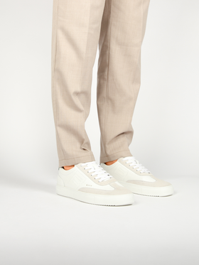 Blackstone SLATE HARPER PERF DG518 White green Sneaker (low)