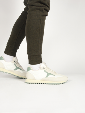 Blackstone SCORIA LEGEND DG532 White green milieu Runner Sneaker