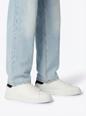 Blackstone STANLEY MILES FG620 White blue Sneaker (low)