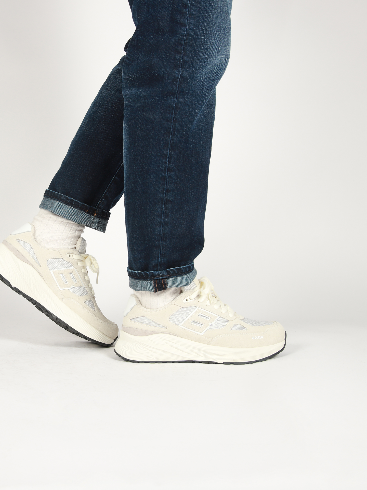 FLINT MOSS - DL276 Light Grey - Runner Sneaker