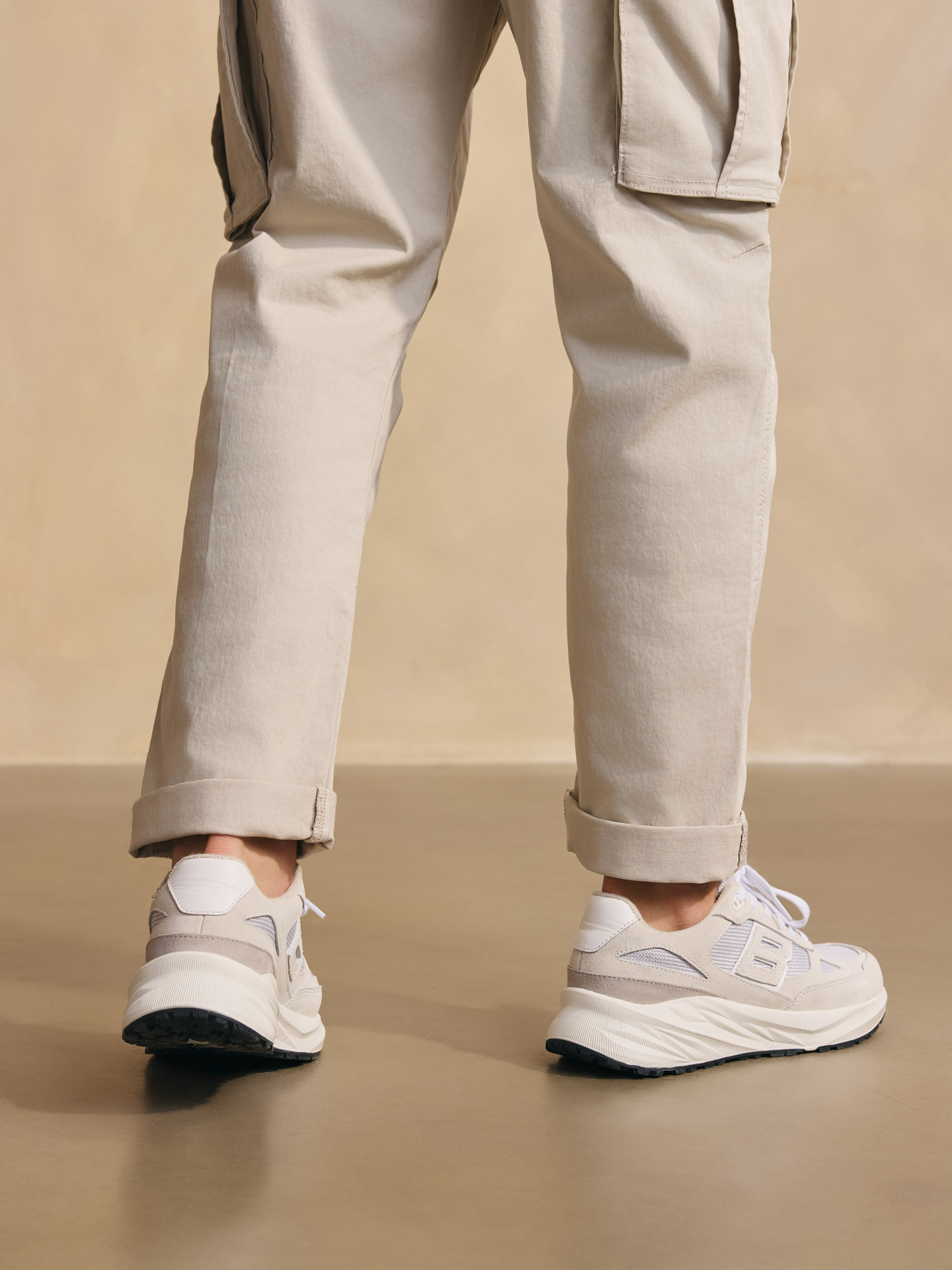 FLINT MOSS - DG531 Light Grey - Runner Sneaker