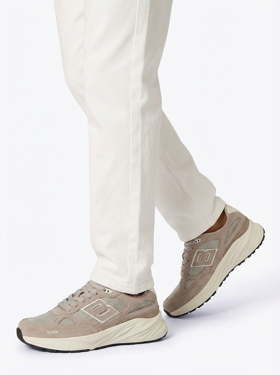 FLINT MOSS - DG531 Pure Cashmere - Runner Sneaker