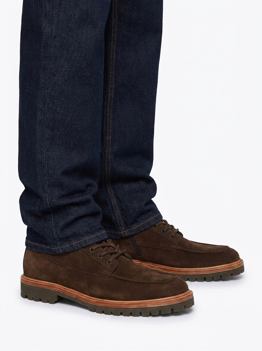 GASTOWN BOAZ - ZIPPER - CG165 Coffee Bean - Bikerboots