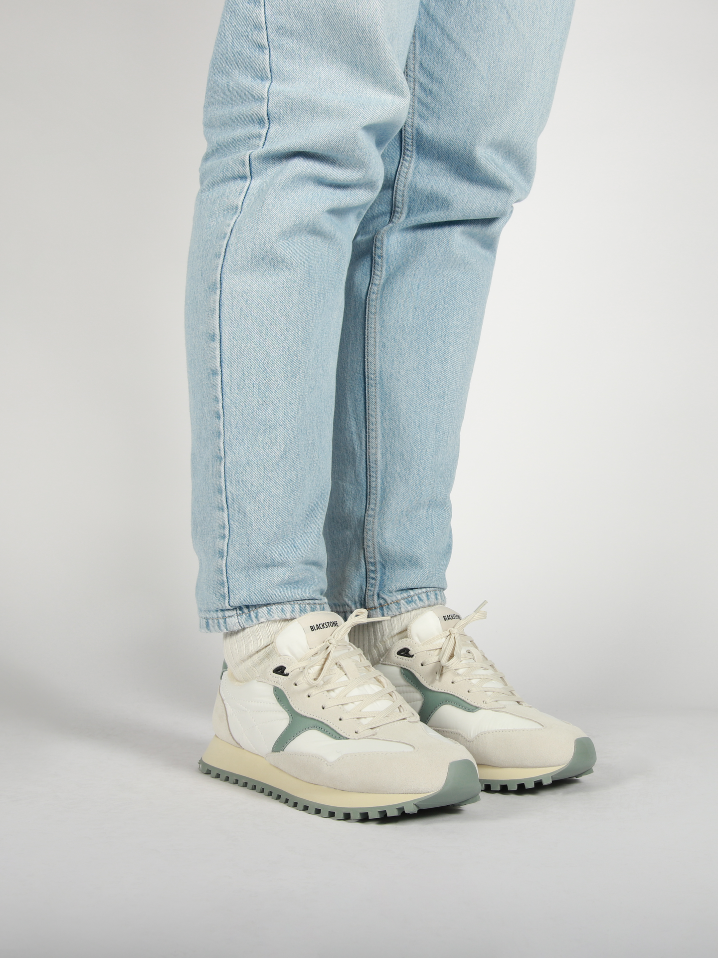 SCORIA LEGEND - DG532 White Green Milieu - Runner Sneaker
