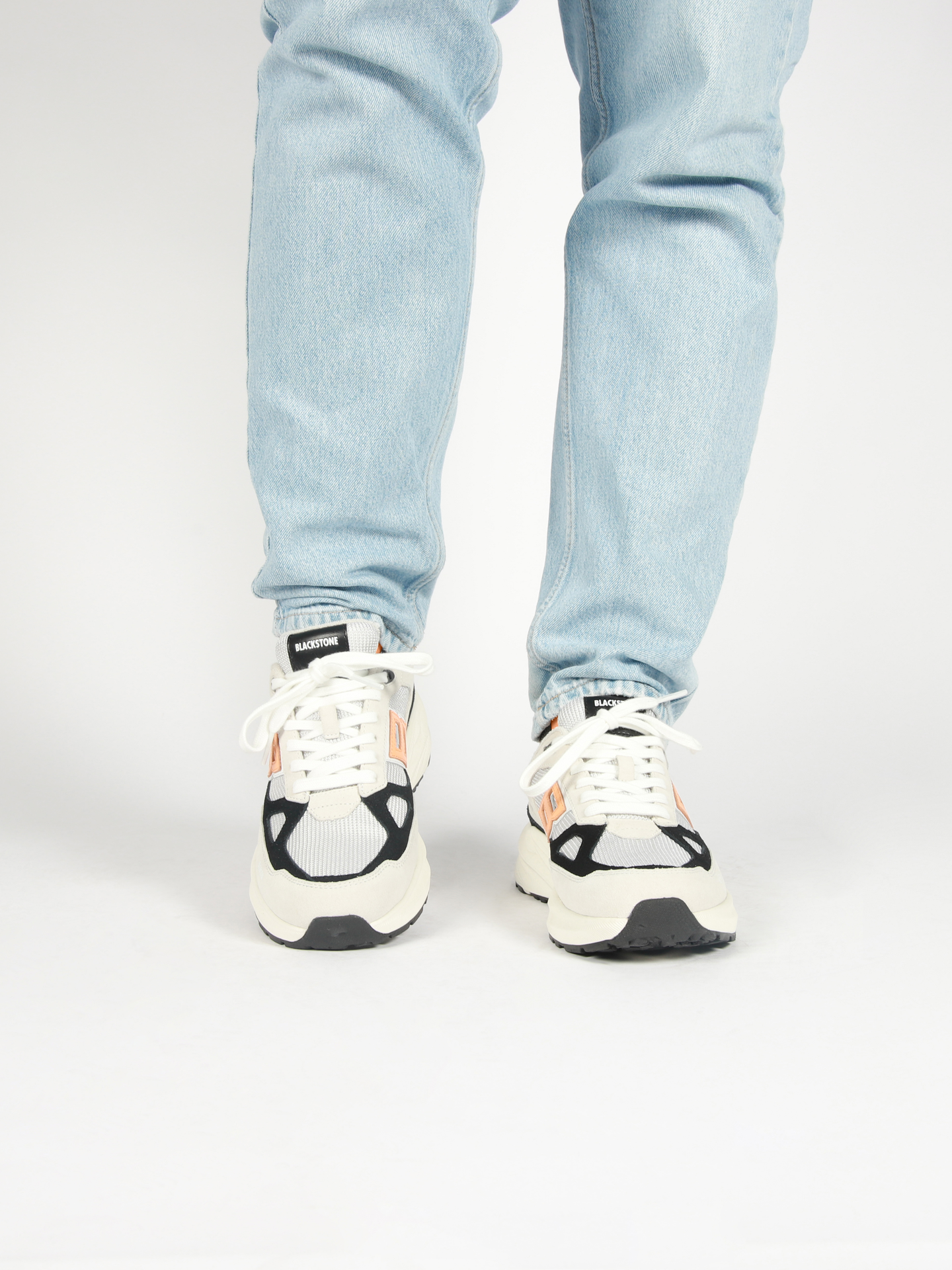 FLINT MOSS - DG531 Light Grey Peach - Runner Sneaker