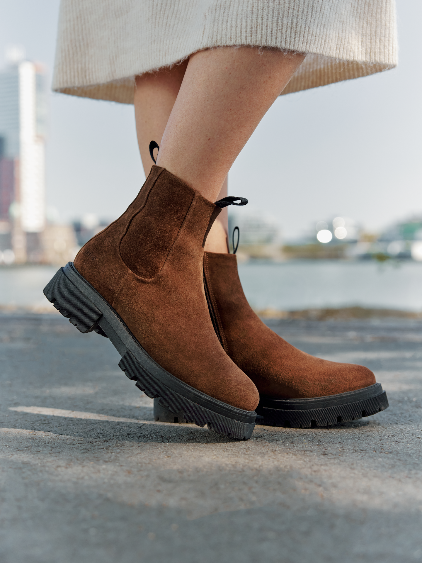 ASTA - AL475 Chocolate - Chelsea boots