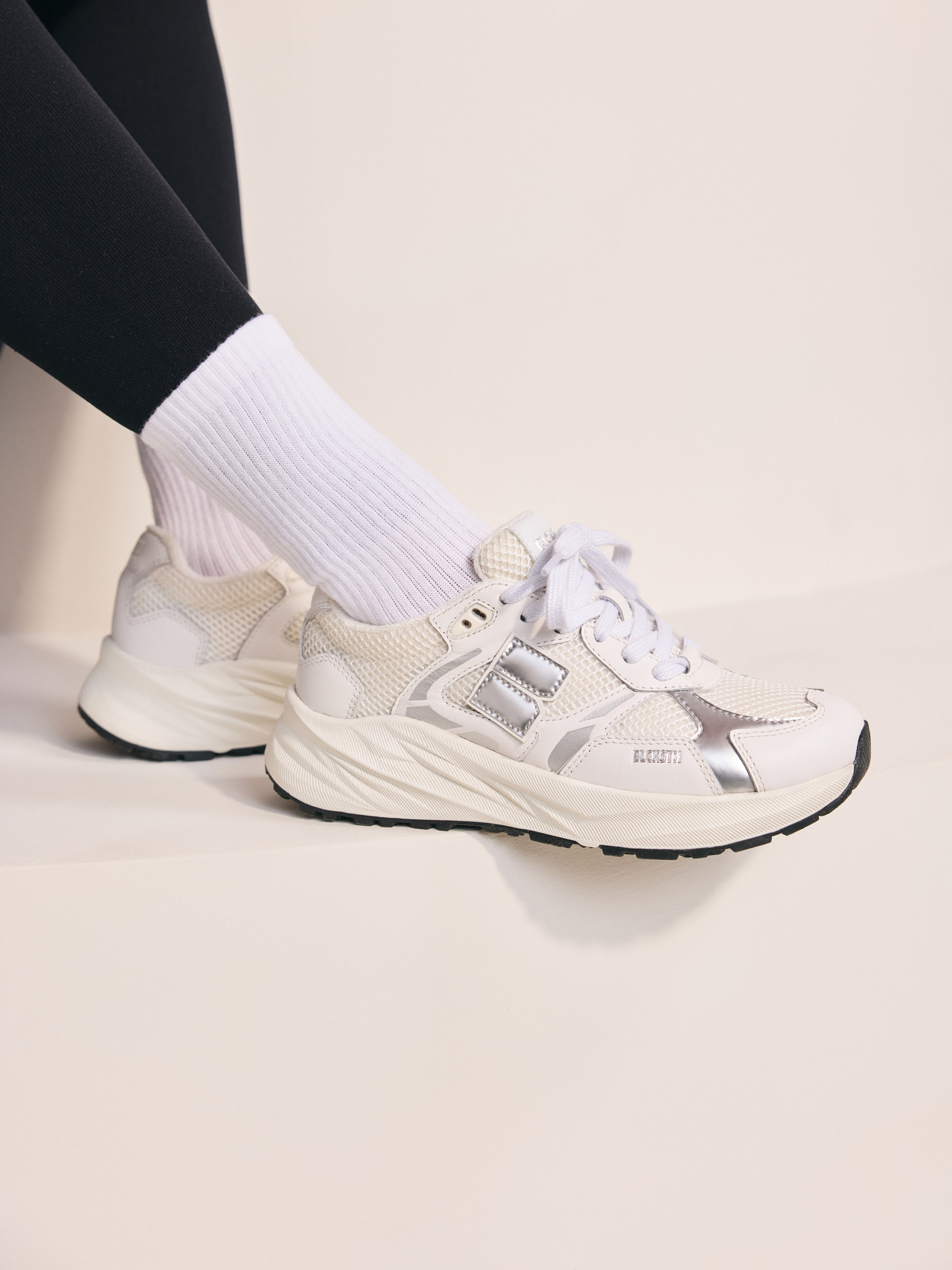 FLINT MARVEL - DL275 White Silver - Runner Sneaker