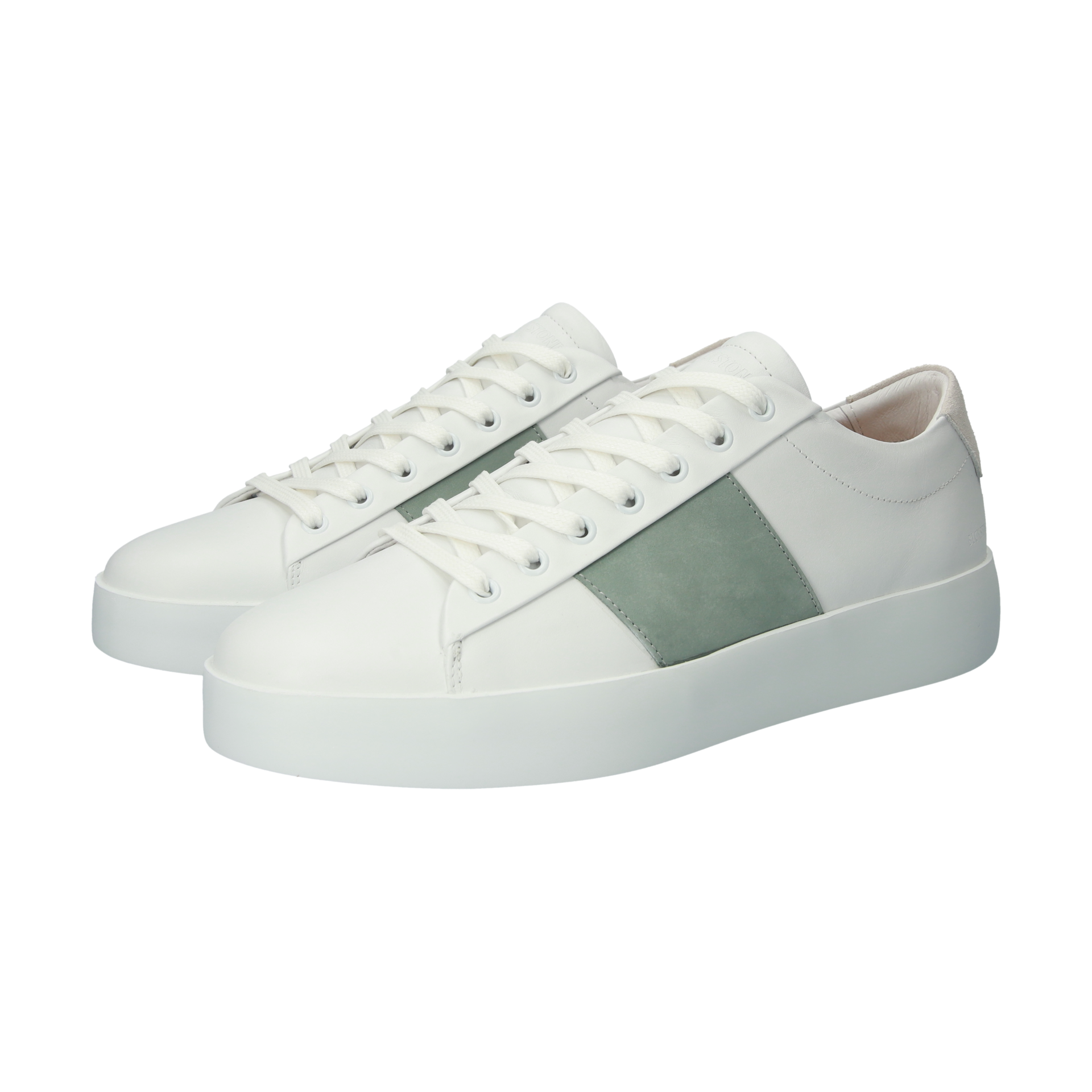 MAYNARD - BG351 White Edge Green - Sneaker (low)