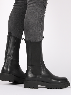 Blackstone Smilla High UL93 Black Chelsea boots