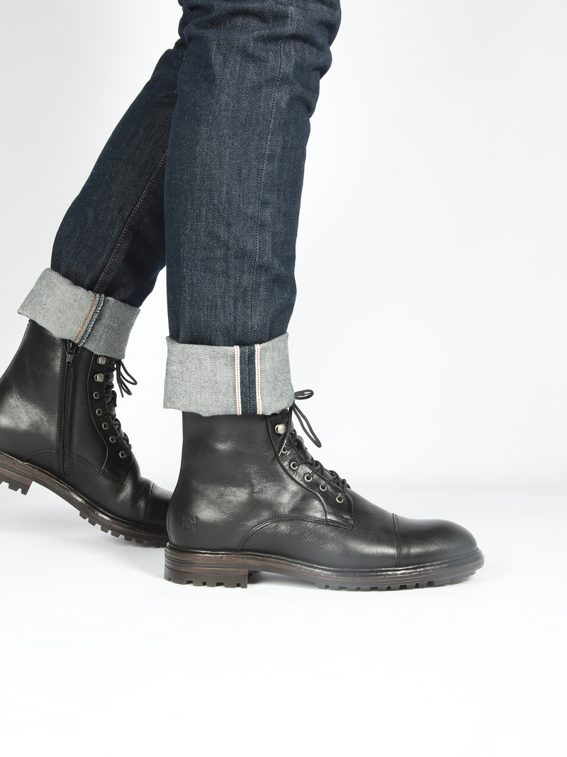 Blackstone Lester UG21 Black Lace-ups