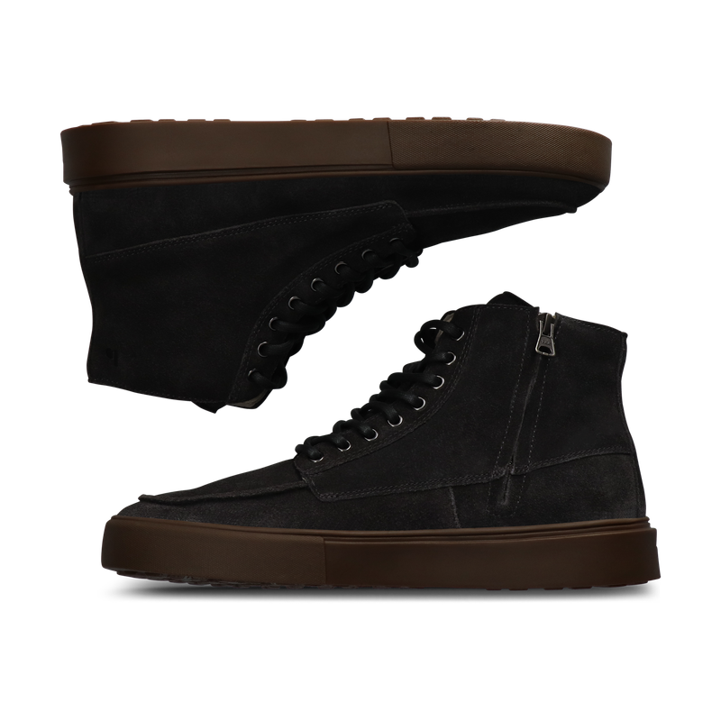 Blackstone RUBY EERO - ZIPPER CG524 Bitumen Sneaker (high)