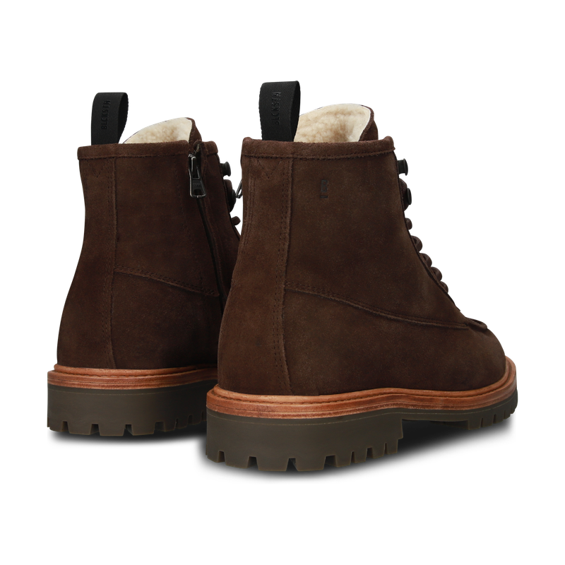 Blackstone GASTOWN BOAZ - ZIPPER CG165 Coffee bean Bikerboots