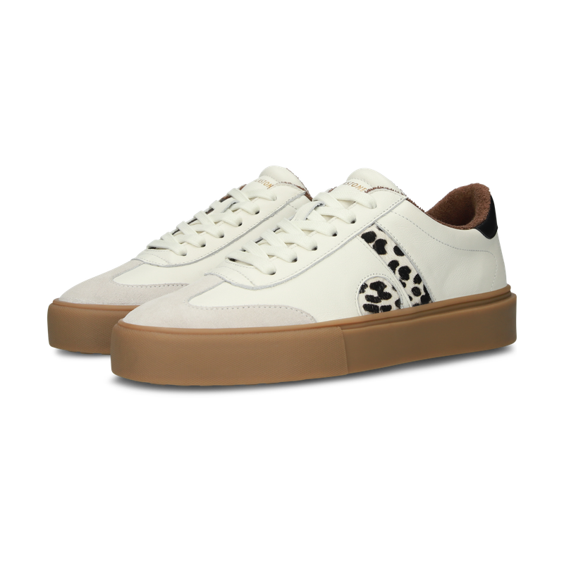 Blackstone QUARTZ AUDEN EL280 White dawn leopard Sneaker (low)