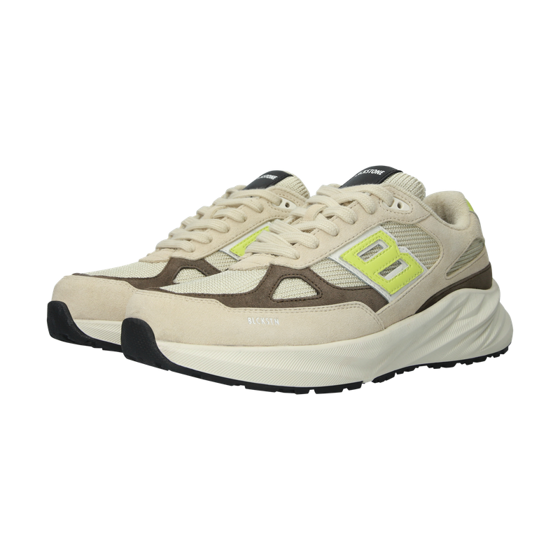 Blackstone FLINT MOSS DG531 Oyster white Runner Sneaker