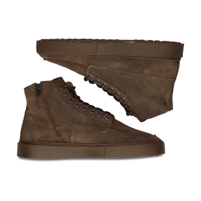 Blackstone RUBY EERO - ZIPPER CG189 Walnut Sneaker (high)