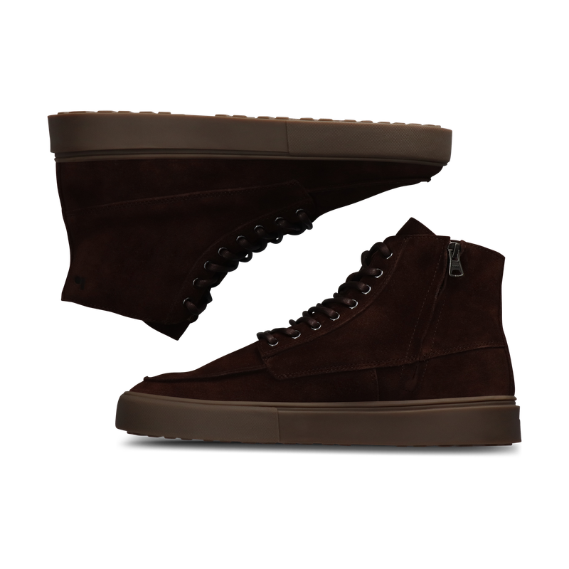 Blackstone RUBY EERO - ZIPPER CG189 Coffee bean Sneaker (high)