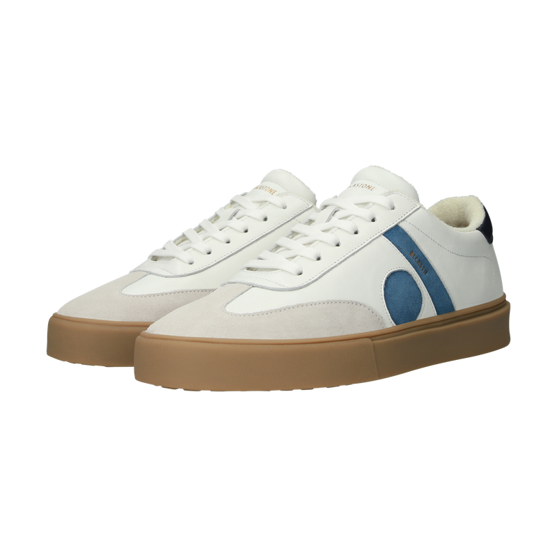 Blackstone QUARTZ AUDEN EG554 White blue Sneaker (low)