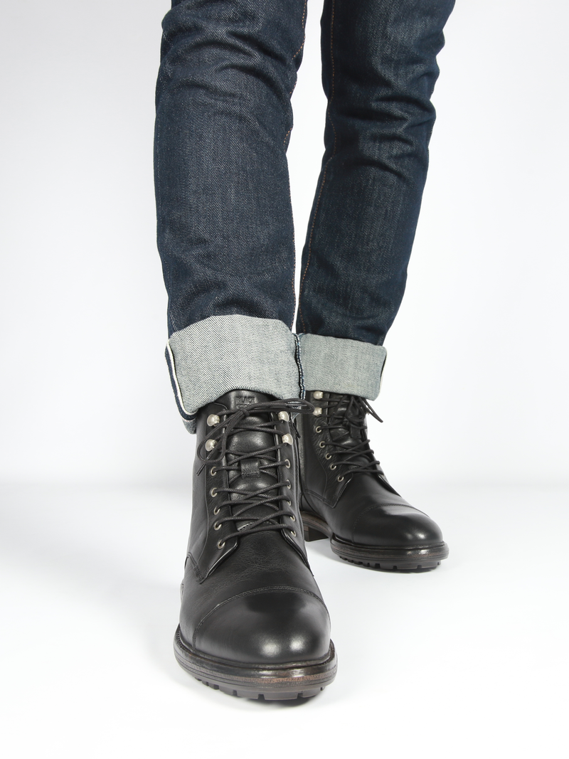 Blackstone Lester UG21 Black Lace-ups