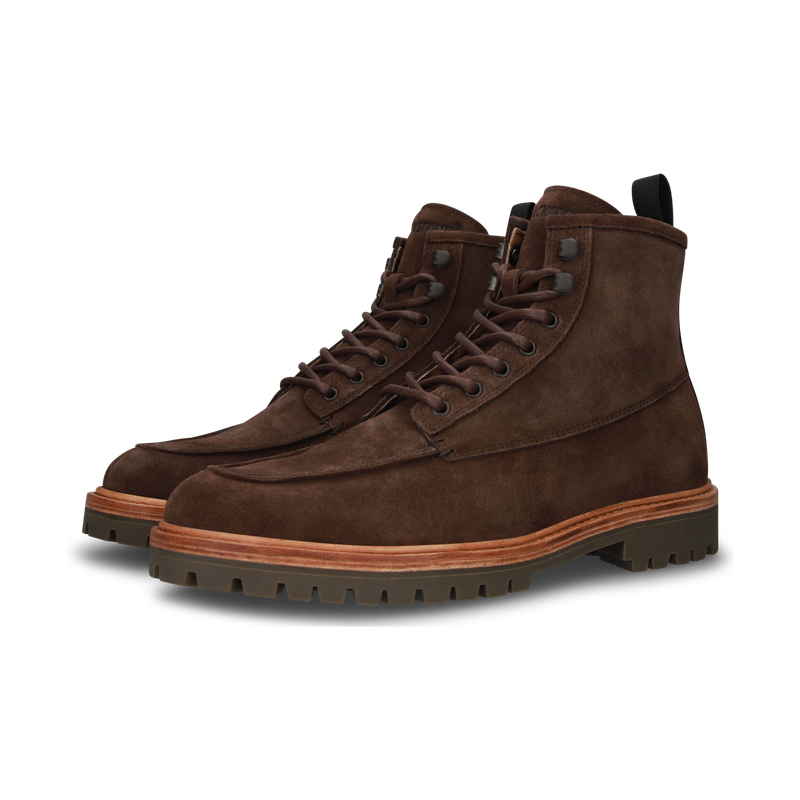 Blackstone GASTOWN BOAZ - ZIPPER CG165 Coffee bean Bikerboots