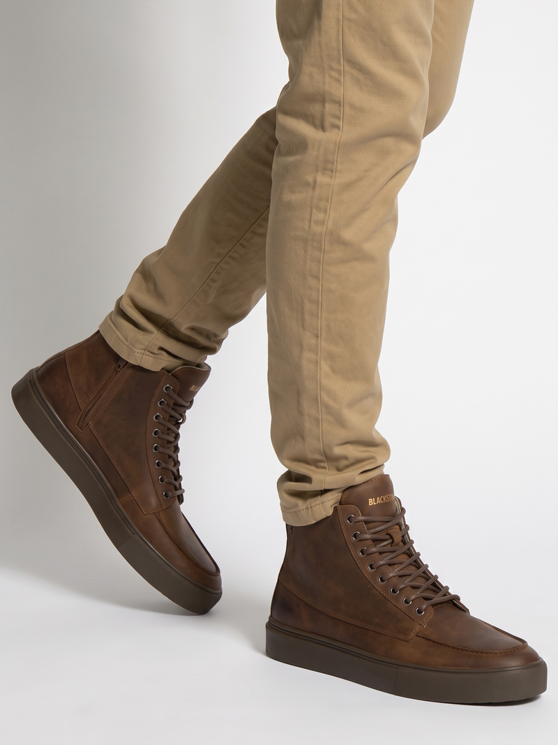 Blackstone RUBY EERO - ZIPPER CG523 Tan Sneaker (high)