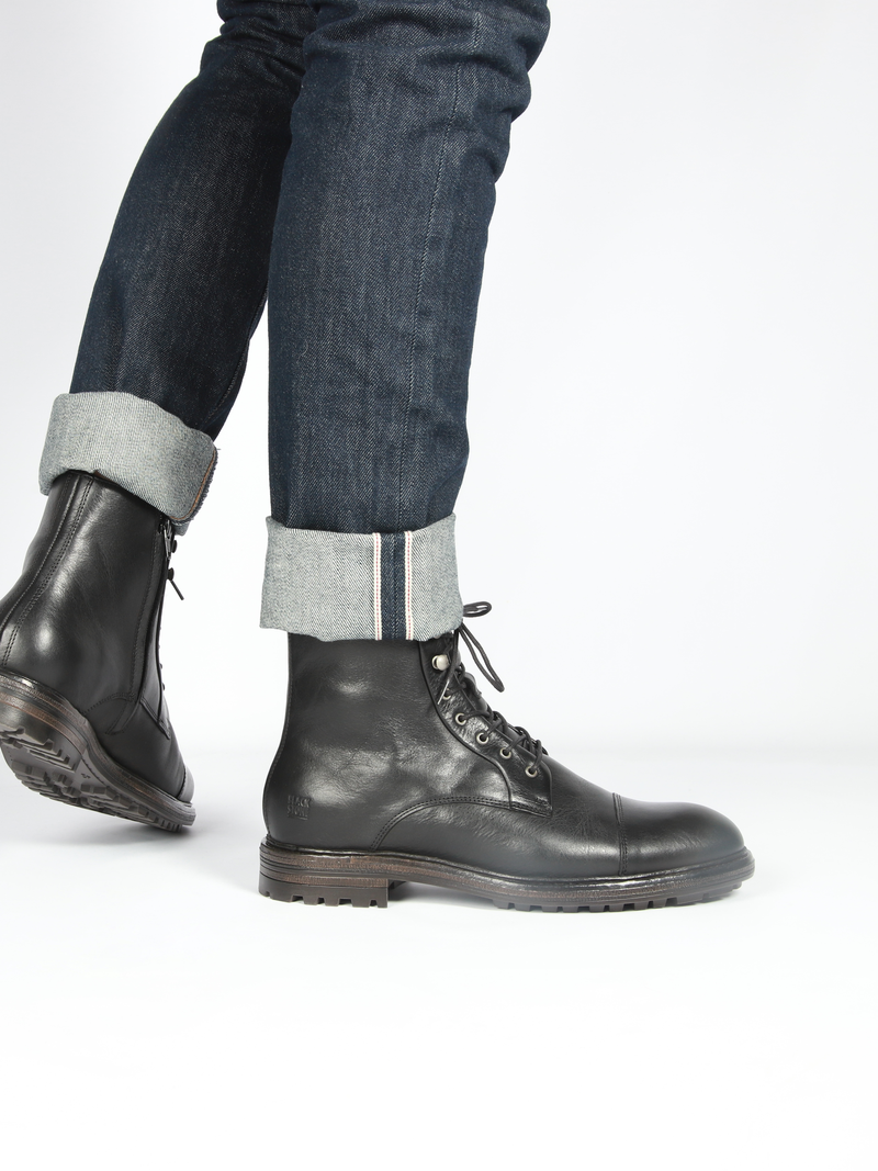 Blackstone Lester UG21 Black Lace-ups
