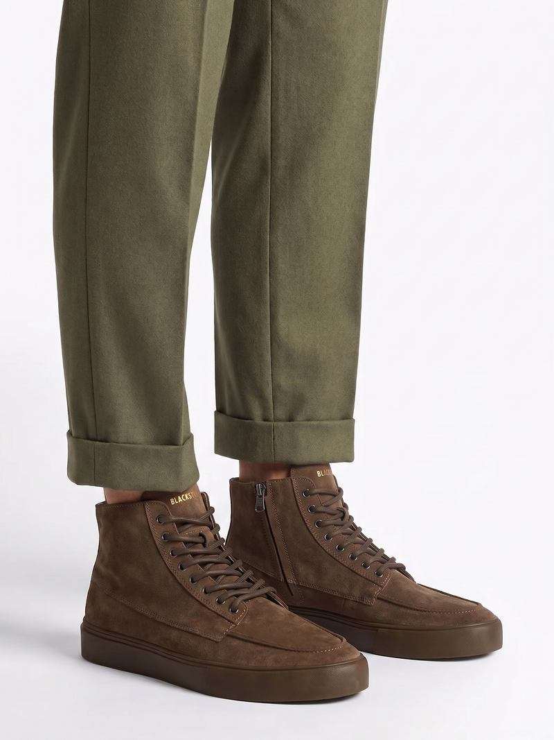 Blackstone RUBY EERO - ZIPPER CG524 Walnut Sneaker (high)