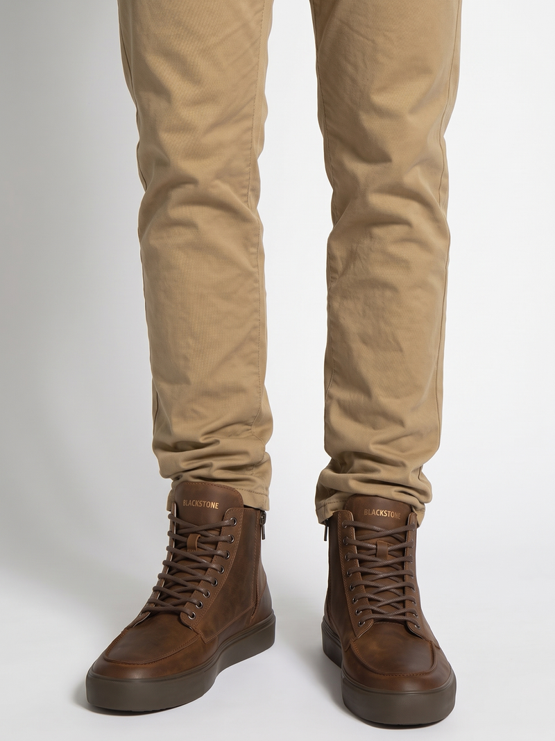 Blackstone RUBY EERO - ZIPPER CG523 Tan Sneaker (high)