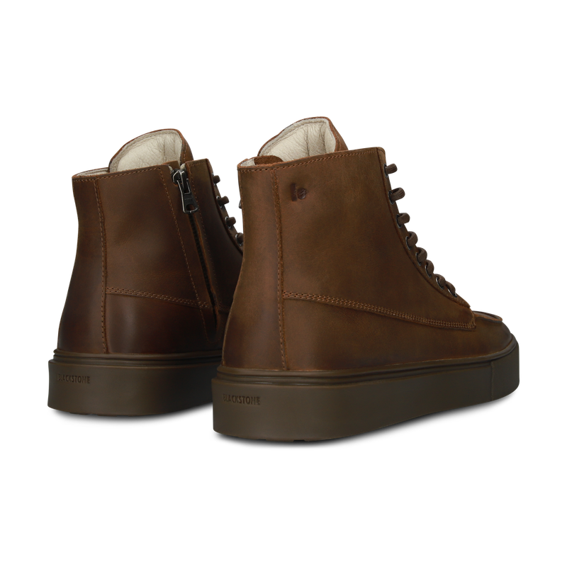 Blackstone RUBY EERO - ZIPPER CG523 Tan Sneaker (high)