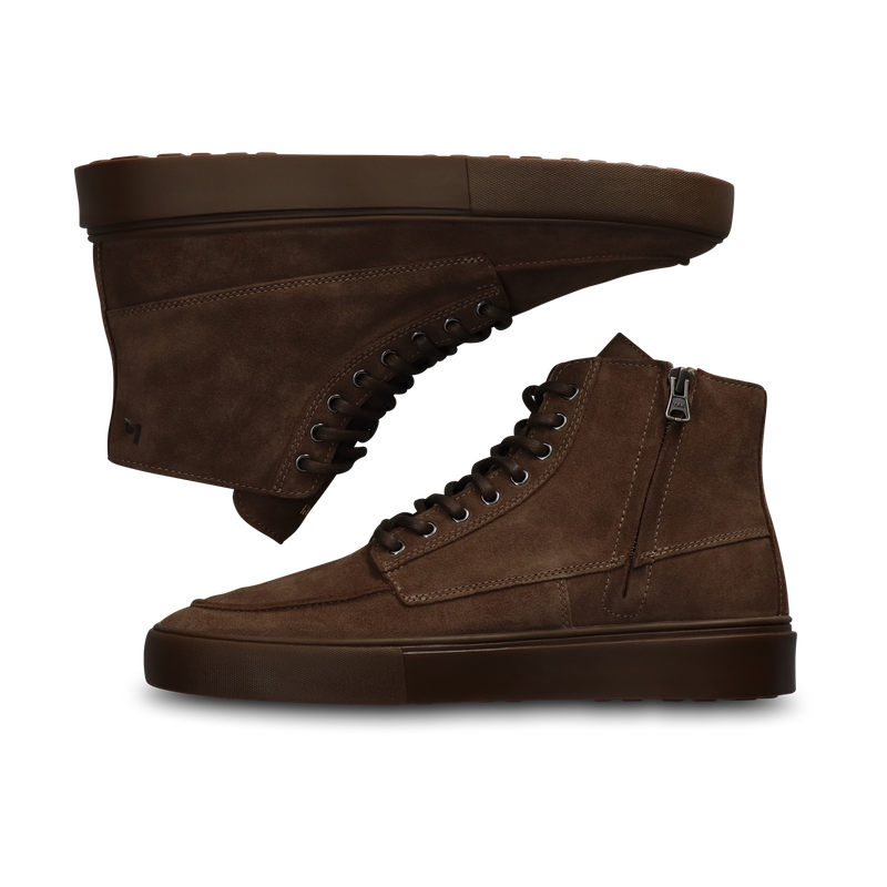 Blackstone RUBY EERO - ZIPPER CG524 Walnut Sneaker (high)