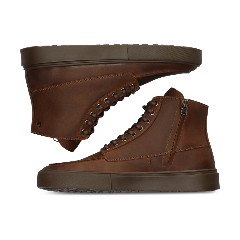 Blackstone RUBY EERO - ZIPPER CG523 Tan Sneaker (high)