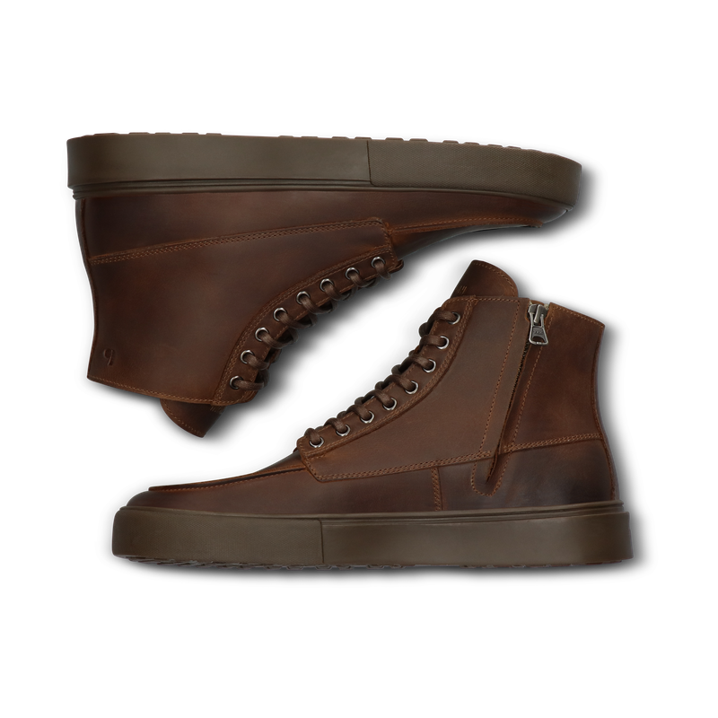 Blackstone RUBY EERO - ZIPPER CG188 Tan Sneaker (high)