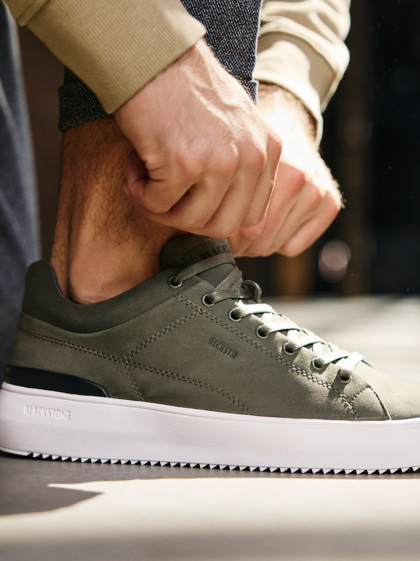 Blackstone ALISTER BG160 Ivy green Sneaker (mid)