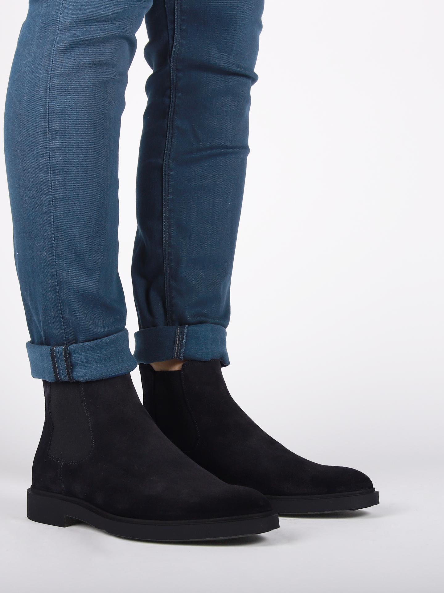 Blackstone OWEN WG81 Navy Chelsea boots