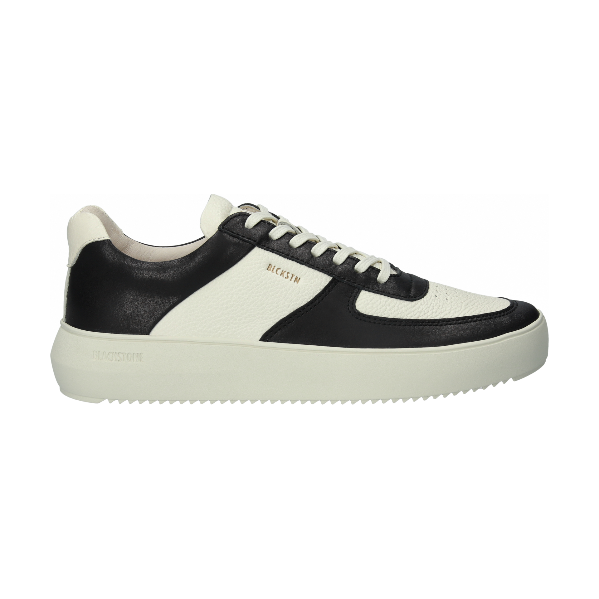 Blackstone -  Marly - Bl223 White-black - Sneaker (low) - Maat: 38