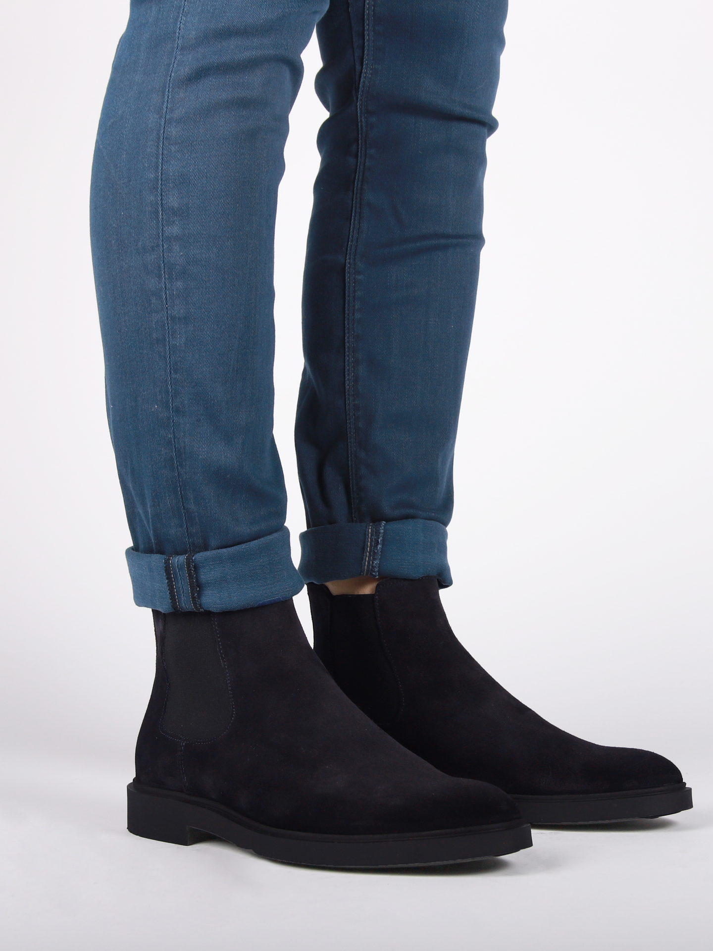 Blackstone OWEN WG81 Navy Chelsea boots