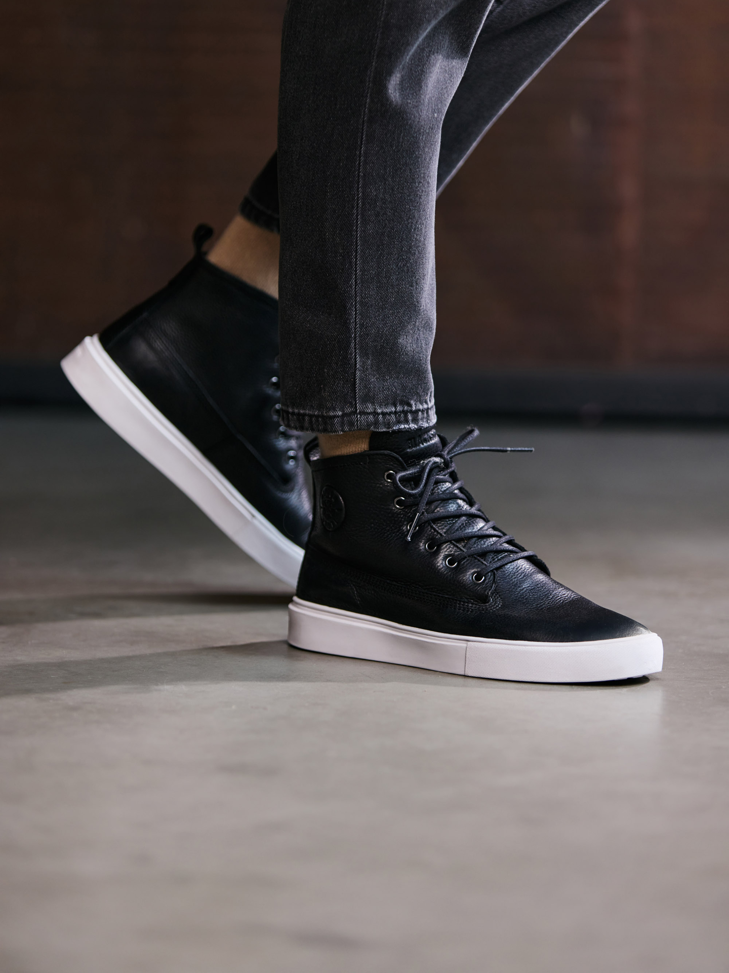 Blackstone RUBY ASPEN CG505 Black Sneaker (high)