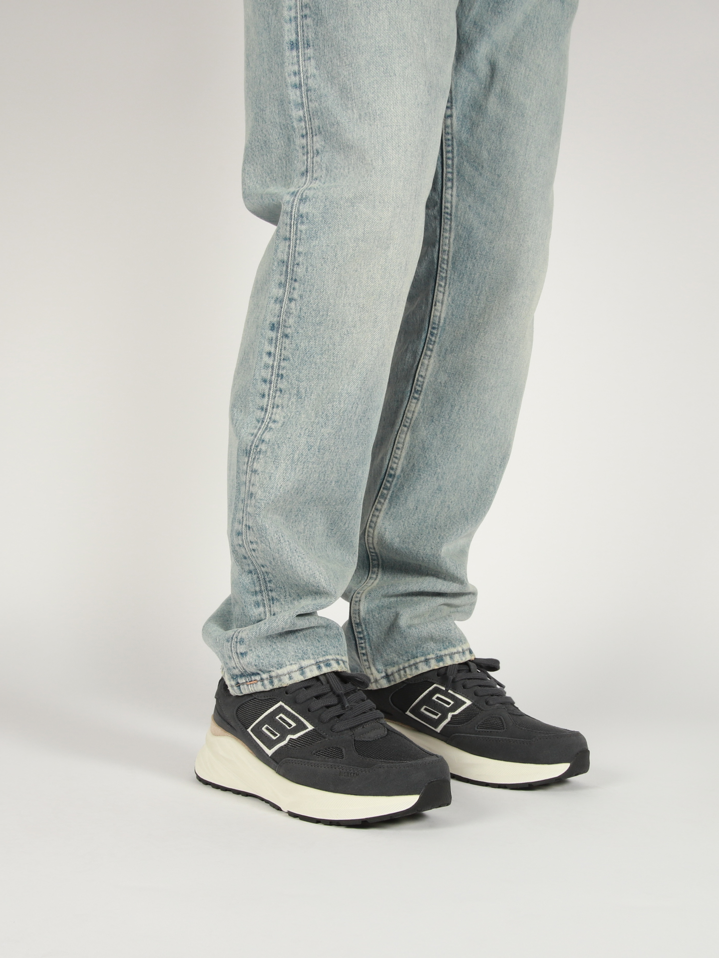 Blackstone FLINT MOSS DG531 Black oyster Runner Sneaker
