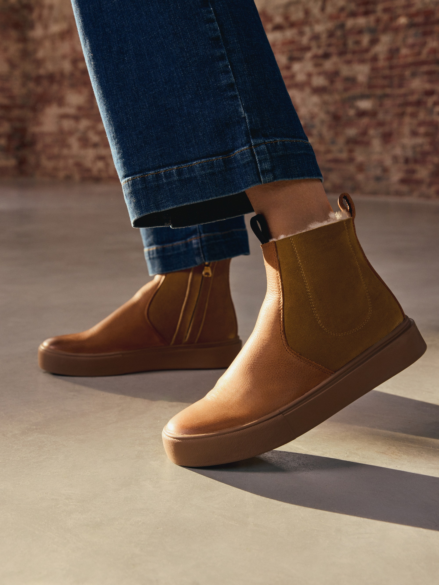 Blackstone SERMEQ NAALU CL208 Dijon Chelsea boots