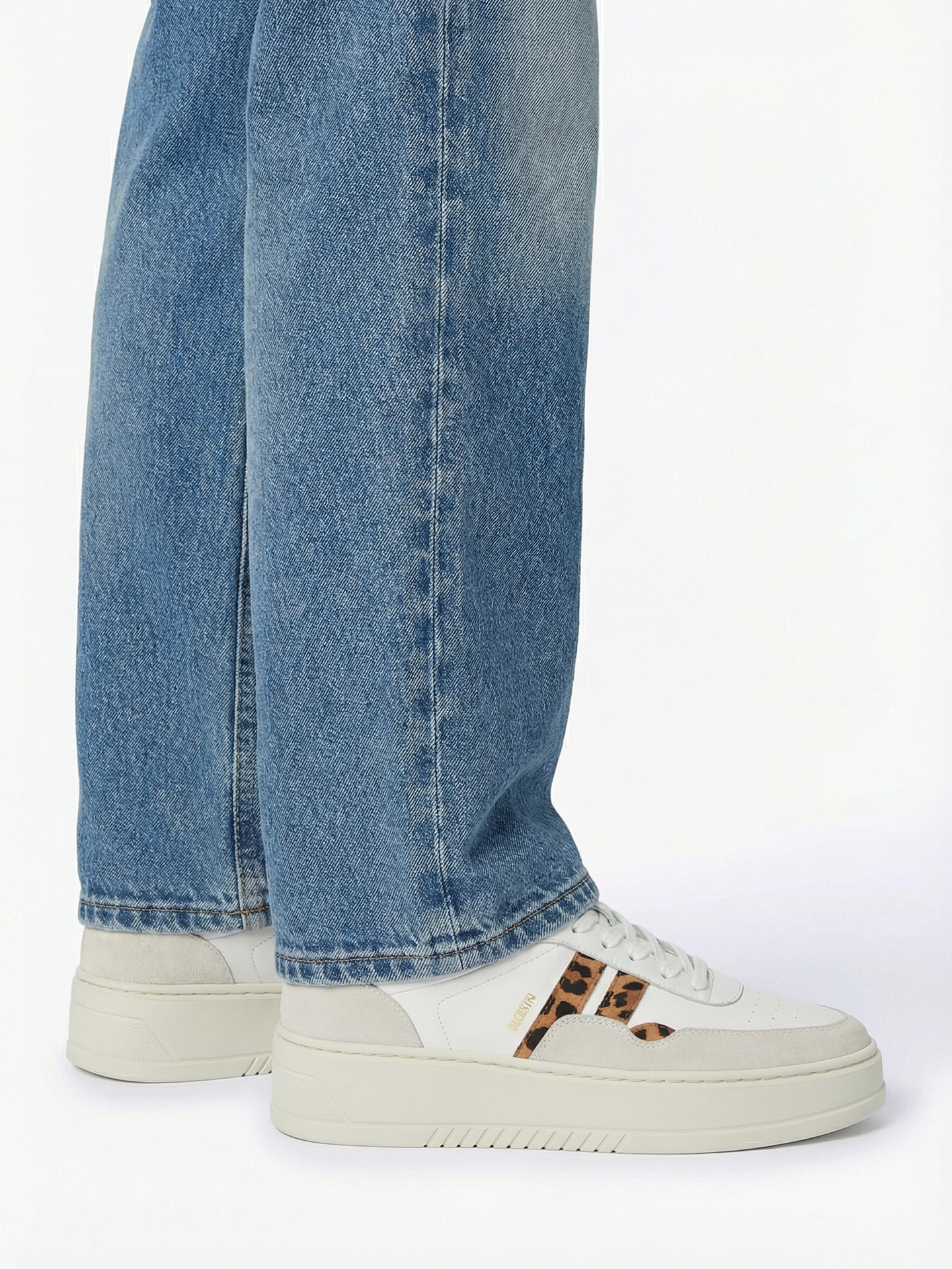 Blackstone GARNET KODA FL720 White leopard Sneaker (low)