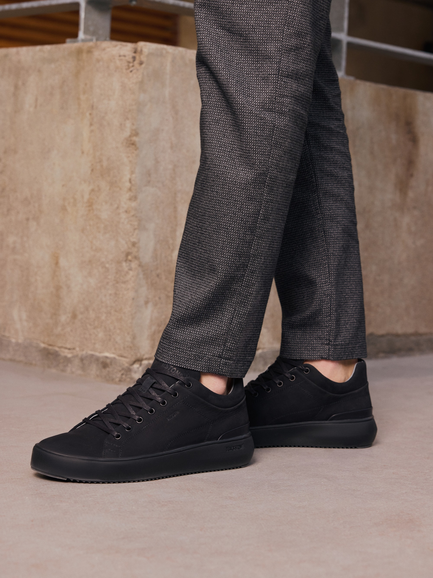Blackstone ALISTER BG160 Nero Sneaker (mid)
