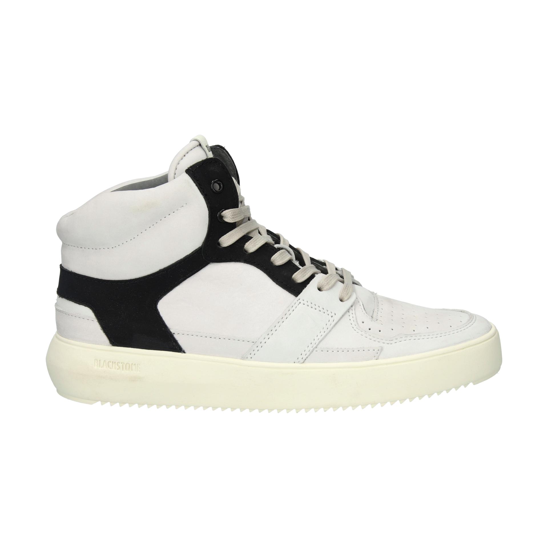 Blackstone -  Dwayne - Yg02 Off White Black - Sneaker (high) - Maat: 46