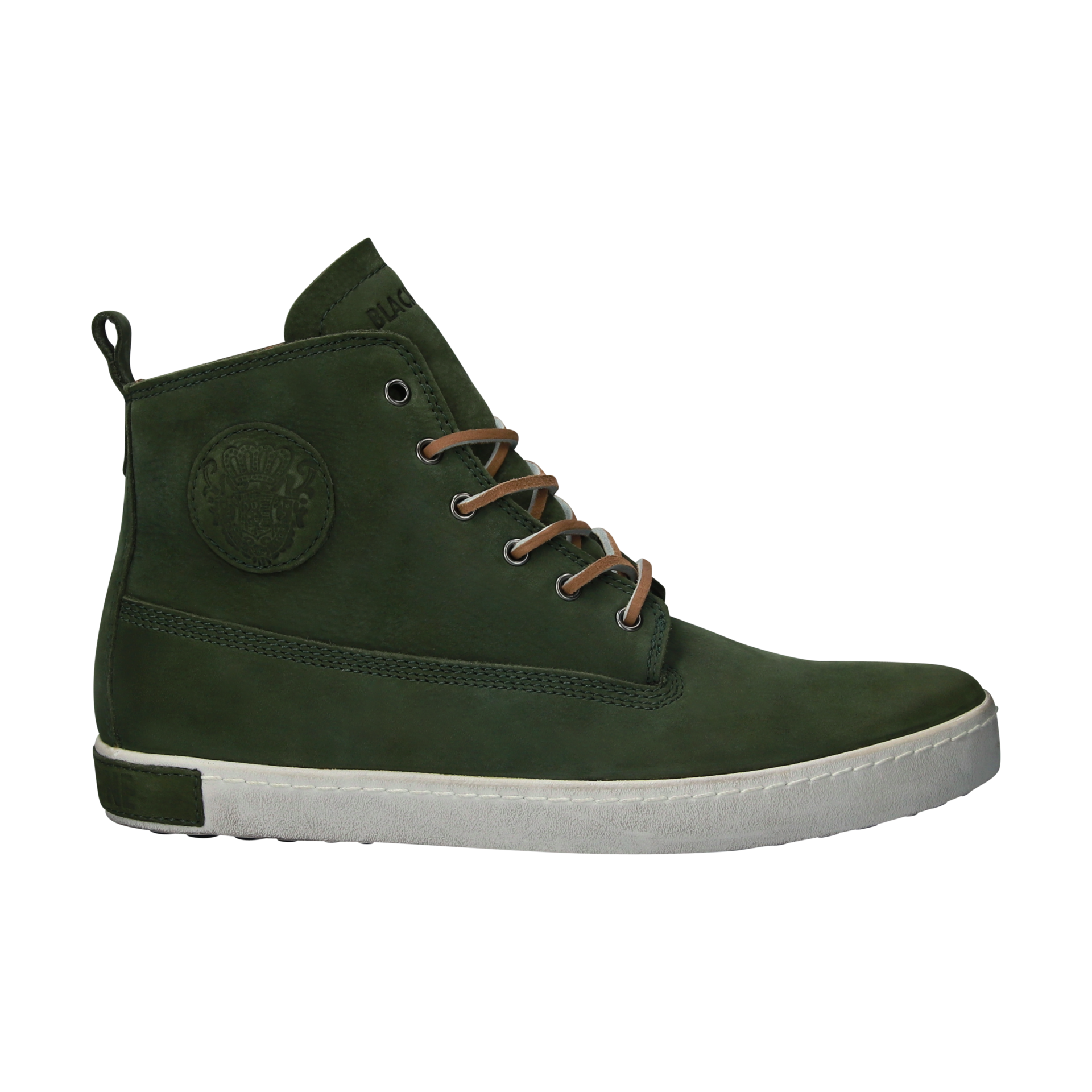 Blackstone Worker On Foxing AM02 - Sneaker Alta Uomo In Pelle - Tacco 2 Cm, Collezione 2016-2017