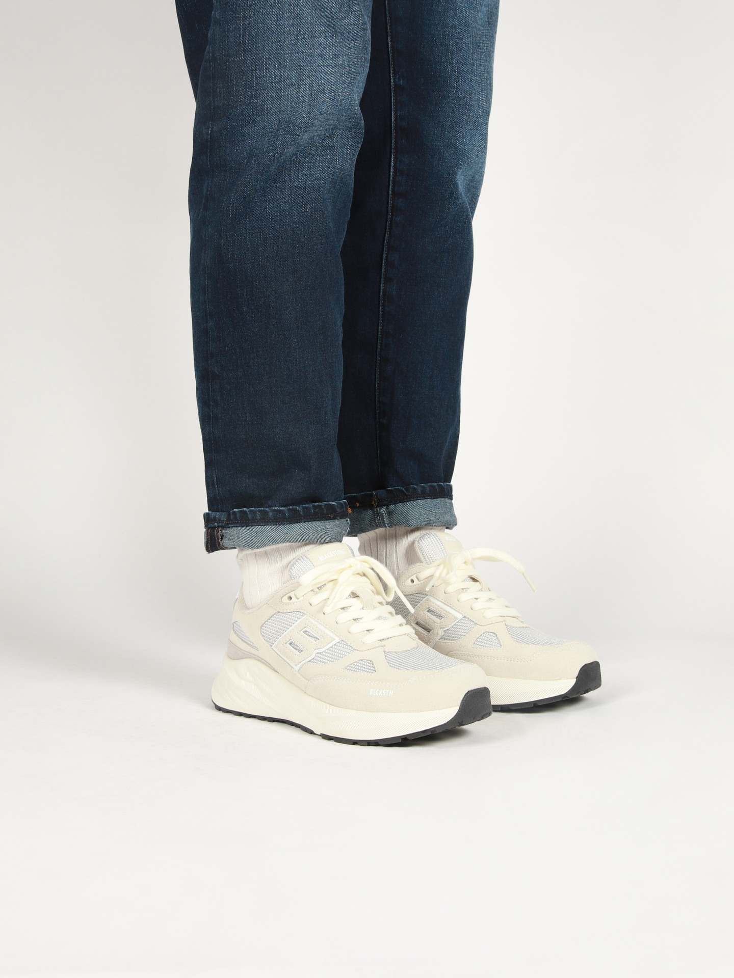 Blackstone FLINT MOSS DL276 Light grey Runner Sneaker