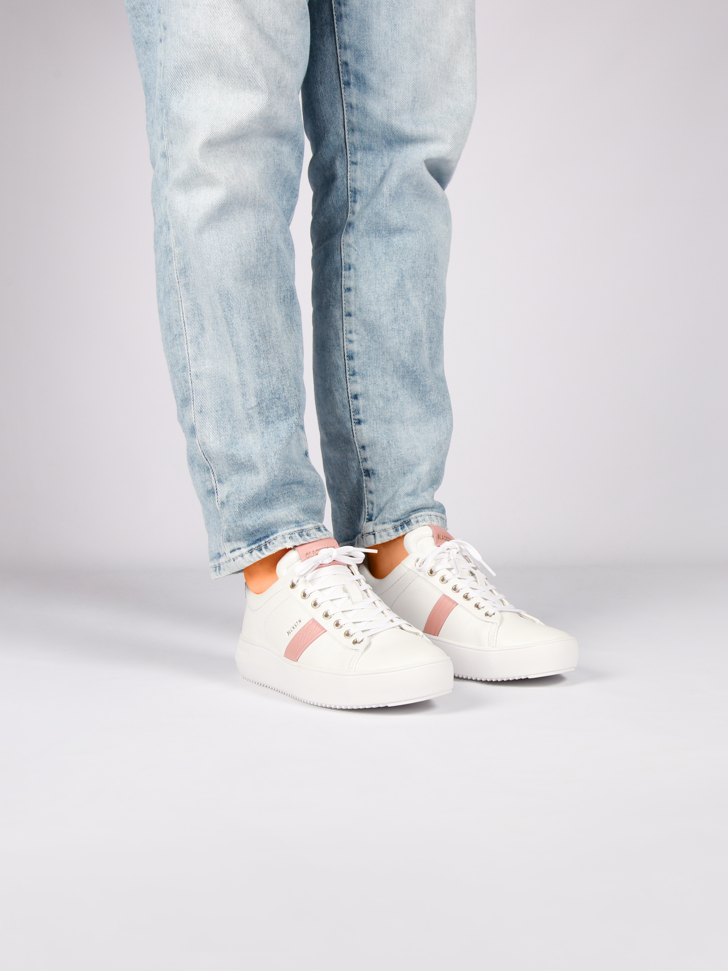Blackstone Ryder BL220 White-rose dawn Sneaker (low)