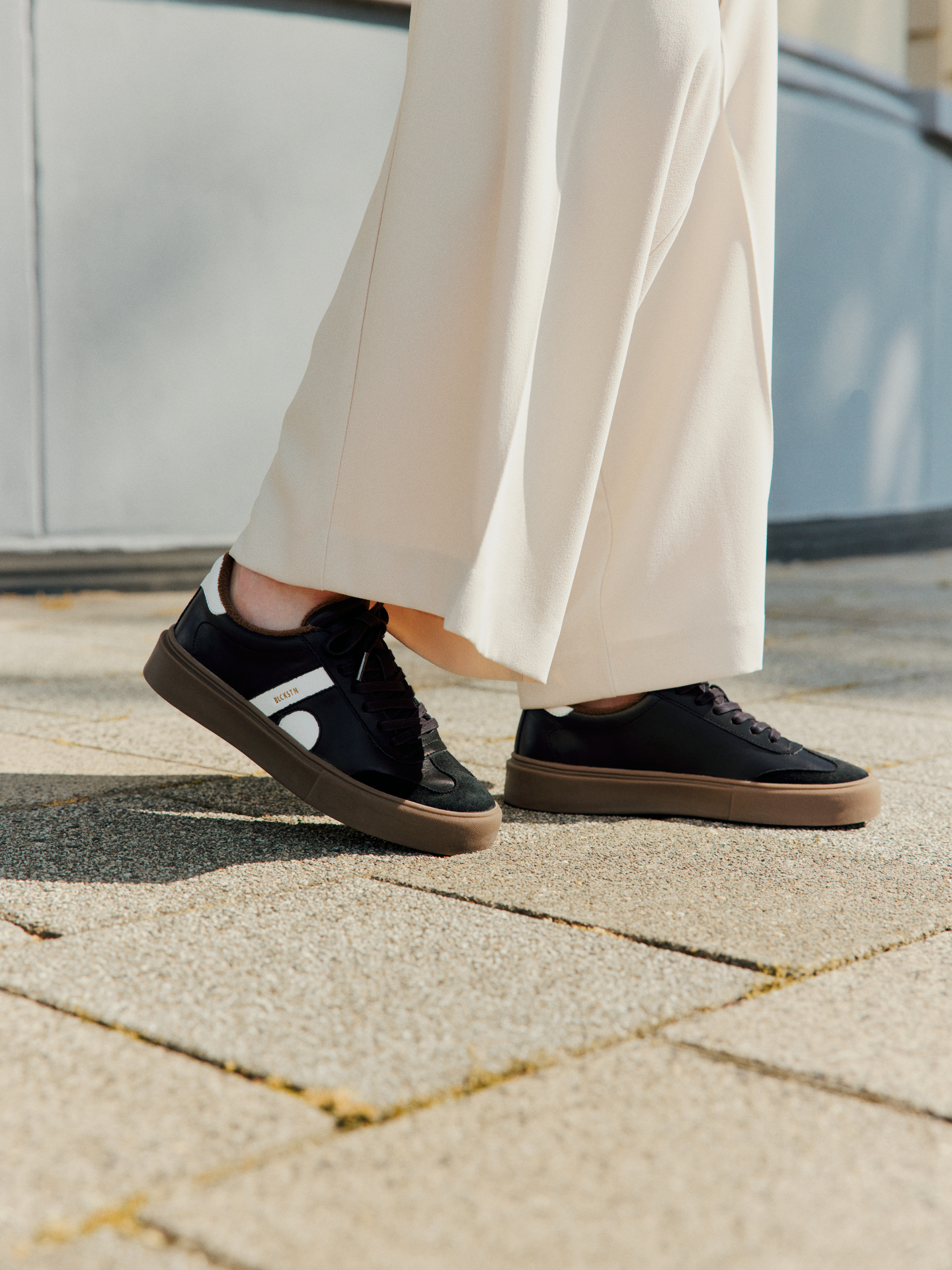 Blackstone QUARTZ AUDEN EL280 Black white Sneaker (low)